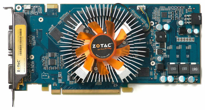 Видеокарта ZOTAC GeForce 9600 GT 650Mhz PCI-E 512Mb 1800Mhz