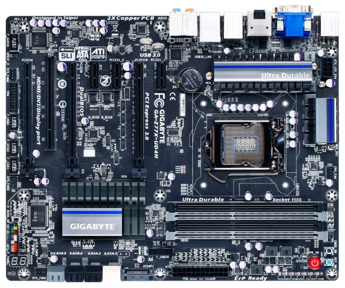 Материнская плата GIGABYTE GA-Z77X-UD4H отзывы